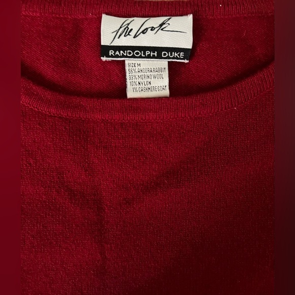 Randolph Duke Sweater The Look 
ANGORA RABBIT,‎ MERINO WOOL
CASHMERE GOAT - Picture 5 of 7